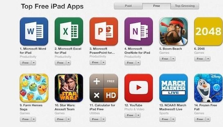 Δωρεάν Office για τα iPad και iPad Mini από τη Microsoft