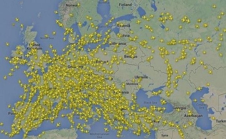  Εναέριος "αποκλεισμός" από μεγάλες αεροπορικές εταιρείες προς την Ουκρανία