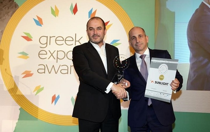 Δύο κορυφαίες διακρίσεις για τη "Συστήματα Sunlight" στα Greek Exports Awards