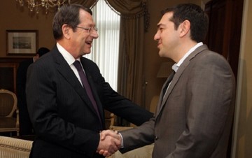 Κυπριακό και συνεργασία Ελλάδας-Κύπρου στη συνάντηση Τσίπρα- Αναστασιάδη