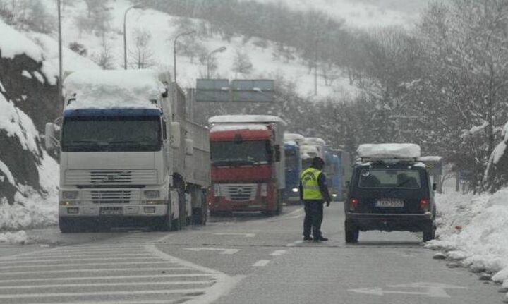 Απαγόρευση κυκλοφορίας των φορτηγών στην Αθηνών - Λαμίας