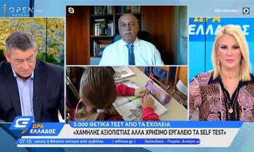 Tζανάκης: Αποκλιμάκωση 30% στις νοσηλείες, πτώση στα κρούσματα μετά τις 10 Ιουνίου