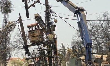  ΔΕΔΔΗΕ: Συνεχίζεται η αποκατάσταση της ηλεκτροδότησης