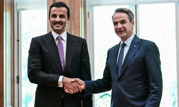 Μητσοτάκης - Εμίρης του Κατάρ: Περαιτέρω ενίσχυση της οικονομικής συνεργασίας