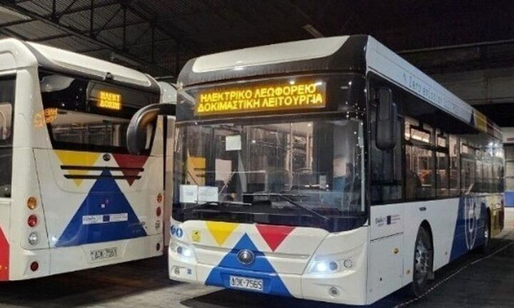 Στους δρόμους της Αθήνας και της Θεσσαλονίκης τα «πράσινα» λεωφορεία