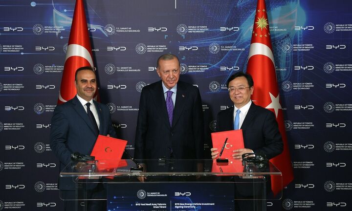  Έκλεισε το μεγάλο deal για το νέο εργοστάσιο EV της κινεζικής BYD στην Τουρκία
