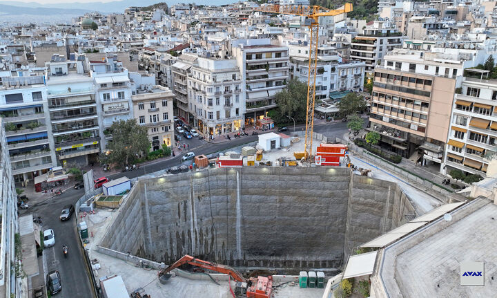 «Τρέχει» ο σταθμός «Κολωνάκι» της νέας Γραμμής 4 του Μετρό της Αθήνας