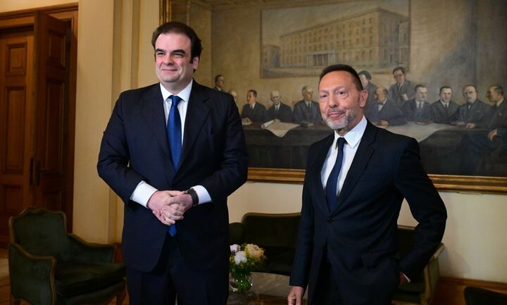Συνάντηση Πιερρακάκη - Στουρνάρα: «Το ελληνικό τραπεζικό σύστημα έχει πολύ σημαντικές προοπτικές»