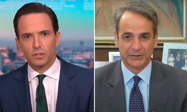 Μητσοτάκης στο Bloomberg: Εκλεγήκαμε για να εφαρμόσουμε το πρόγραμμά μας - Θα κριθούμε τo 2027