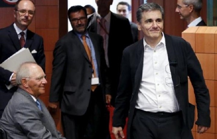 Oλοκληρώθηκε χωρίς δηλώσεις η συνάντηση Σόιμπλε - Τσακαλώτου