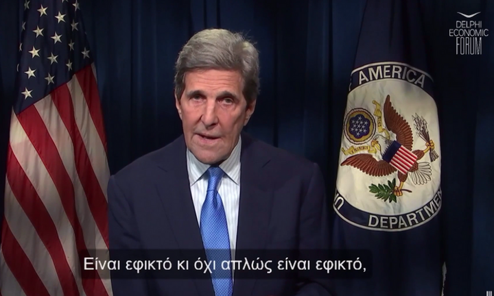 Kerry: Η αντιμετώπιση της κλιματικής αλλαγής είναι πρόκληση και ευκαιρία