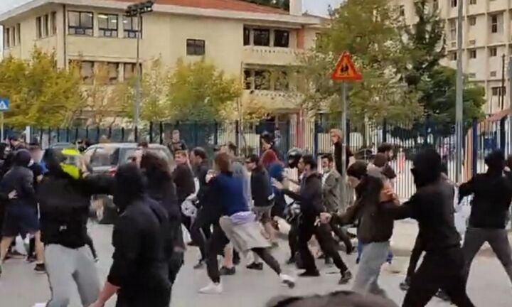 ΕΠΑΛ Σταυρούπολης - Σοκαριστικές εικόνες: Λίμνη αίματος στον διάδρομο του σχολείου (vid)