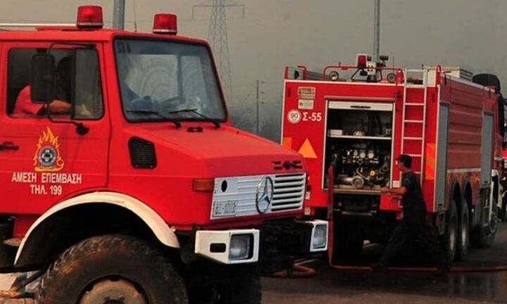 Φωτιά στο κέντρο της Ξάνθης- Μεγάλη κινητοποίηση της Πυροσβεστικής