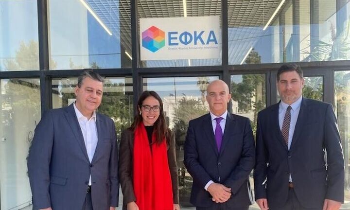 Στον Πύργο Ελέγχου του e-ΕΦΚΑ η Μιχαηλίδου - Εκδόθηκαν 750.000 συντάξεις τους τελευταίους 28 μήνες